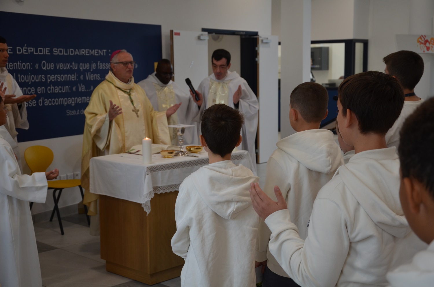 Photo de la rentrée 2025 à Saint Colomban – Crédit DDEC 77